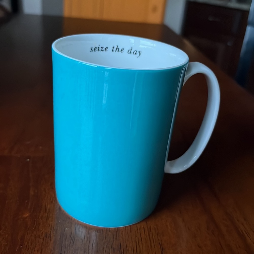 Kate Spade “Seize The Day” Lenox statement mug
